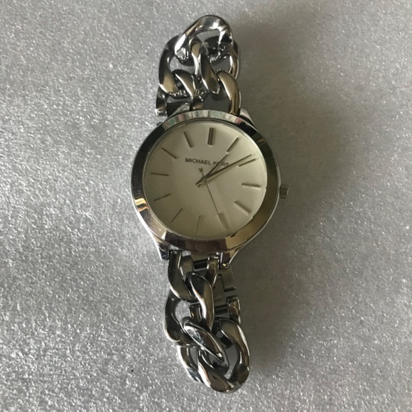 Michael Kors Women’s Slim Runway White Dial Stainless Steel Watch MK3279 - Picture 10 of 16